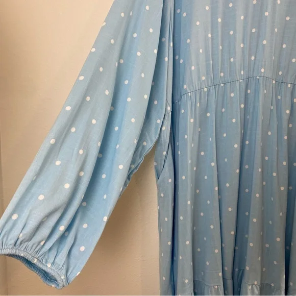 Torrid Lenny Long Sleeve Voluminous Skater Dress - 4 - Picture 6 of 16